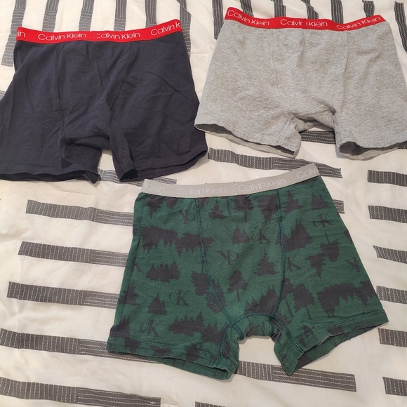 Boys XL/Mens S Calvin Klein Boxer Briefs 3-Pack - Picture 3 of 3
